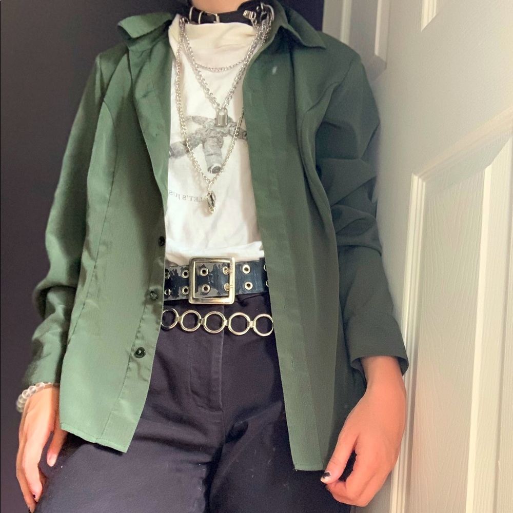 Green Croft and barrow Button up/flannel